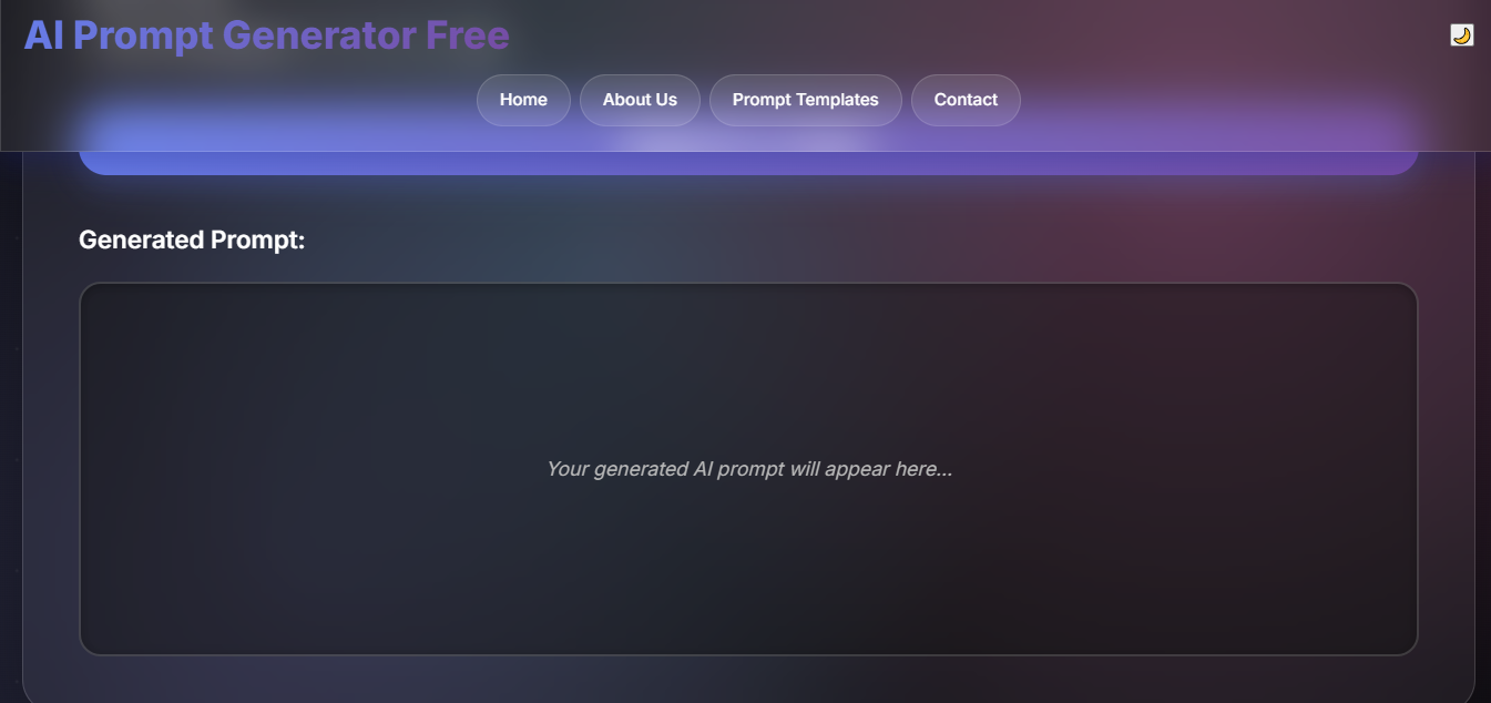 AI Prompt Generator Template